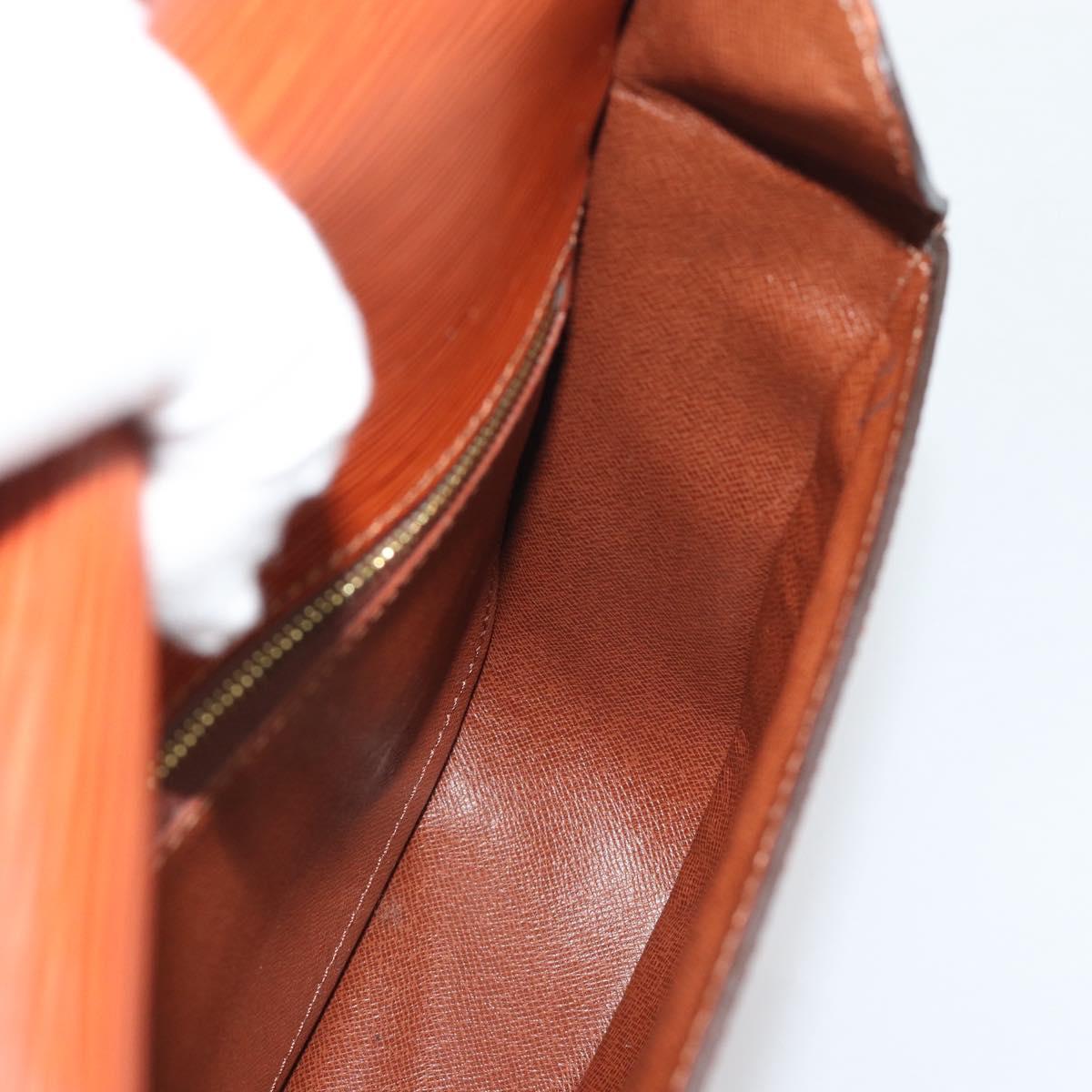 LOUIS VUITTON Epi Saint Cloud GM Shoulder Bag Brown M52193 LV Auth ep15325
