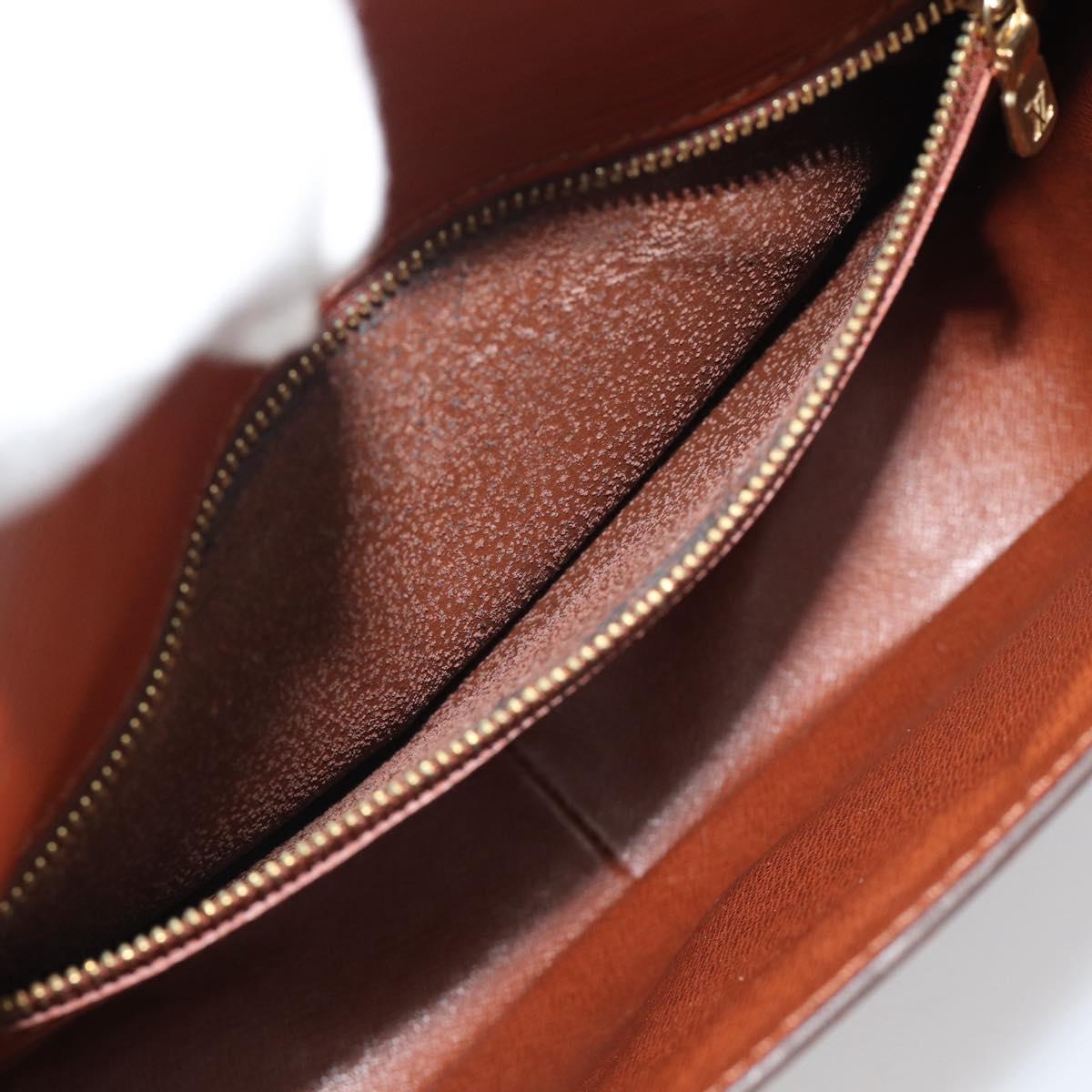 LOUIS VUITTON Epi Saint Cloud GM Shoulder Bag Brown M52193 LV Auth ep15325