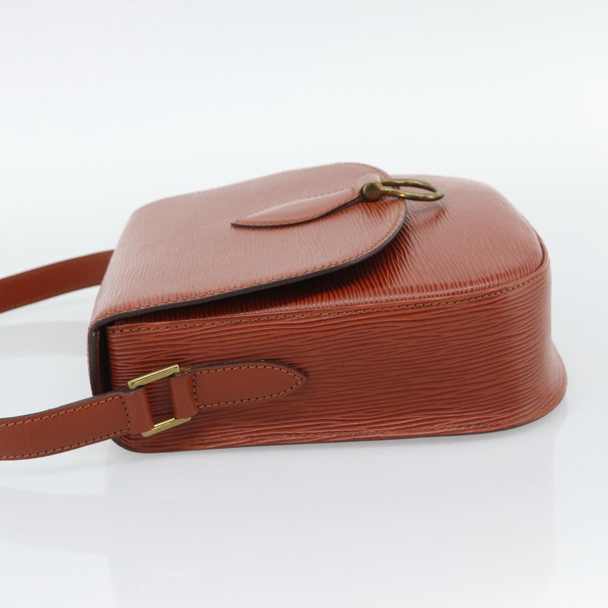 LOUIS VUITTON Epi Saint Cloud GM Shoulder Bag Brown M52193 LV Auth ep15325