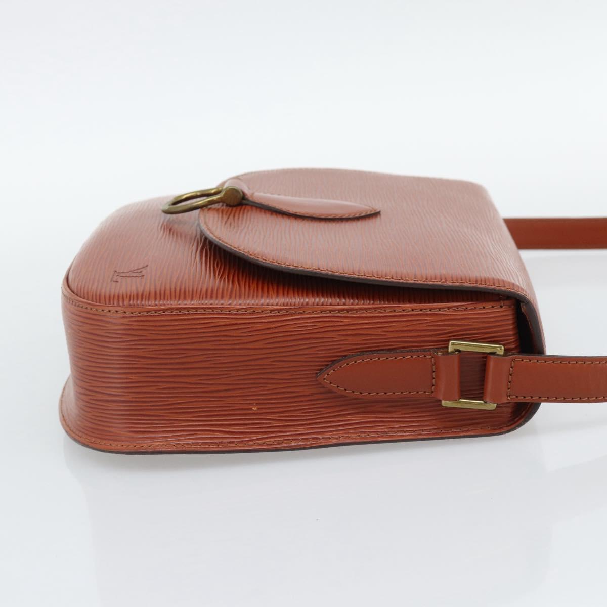 LOUIS VUITTON Epi Saint Cloud GM Shoulder Bag Brown M52193 LV Auth ep15325