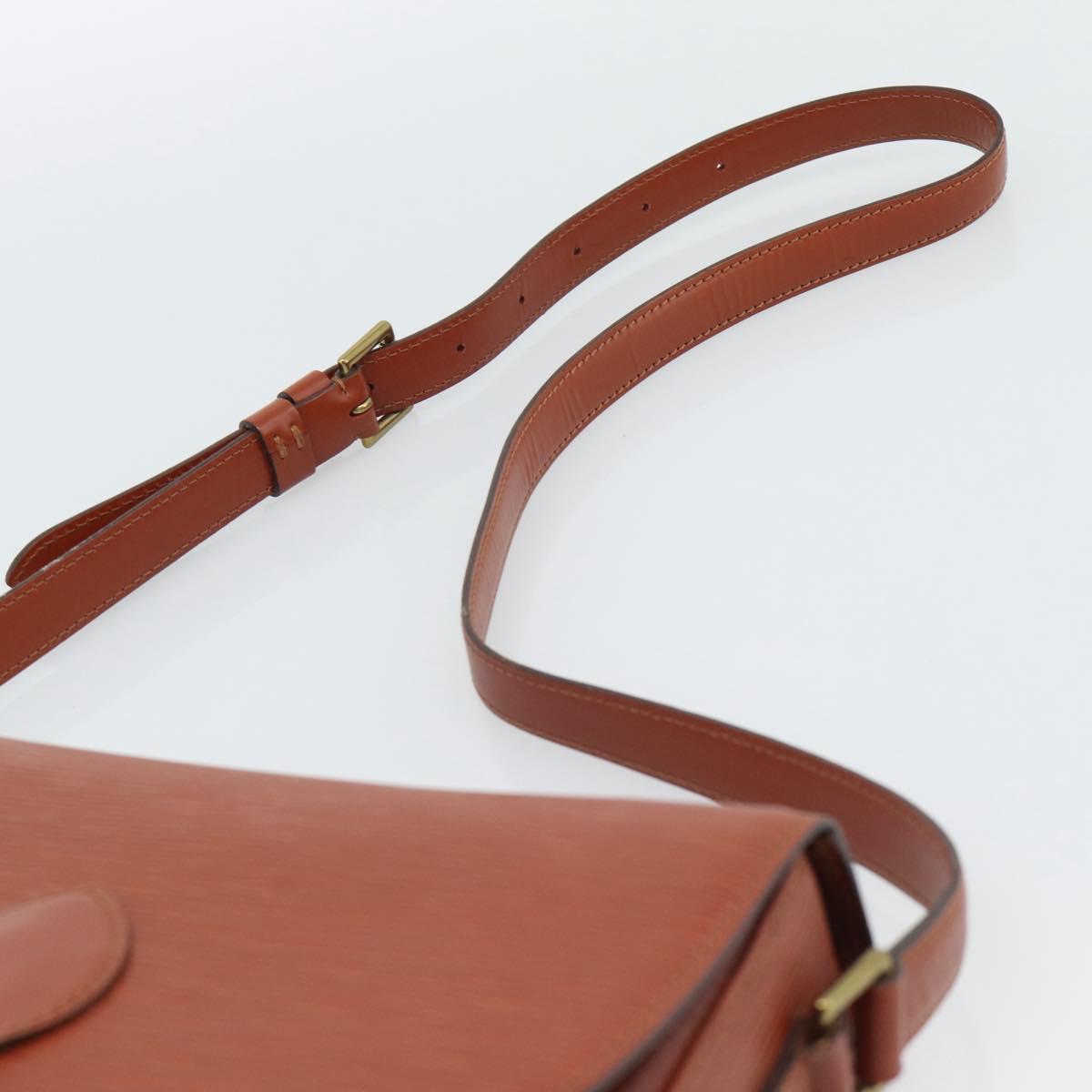 LOUIS VUITTON Epi Saint Cloud GM Shoulder Bag Brown M52193 LV Auth ep15325