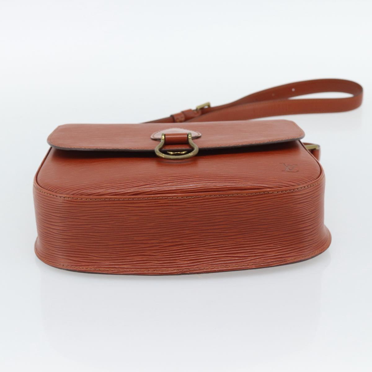 LOUIS VUITTON Epi Saint Cloud GM Shoulder Bag Brown M52193 LV Auth ep15325