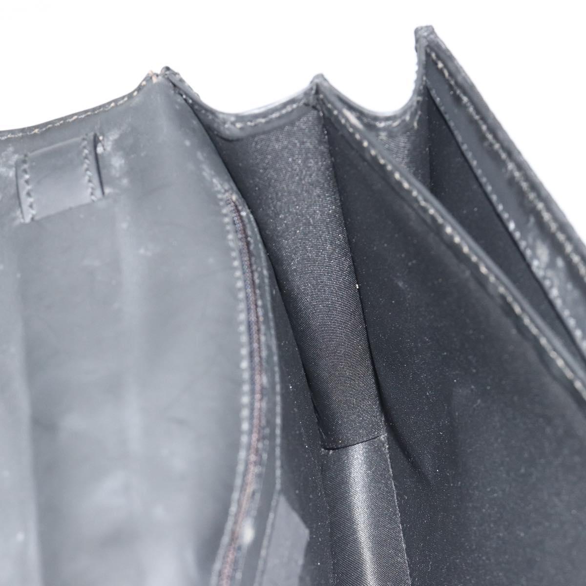 GUCCI GG Clutch Bag Nylon Black Silver 018 1600 Auth ep15330