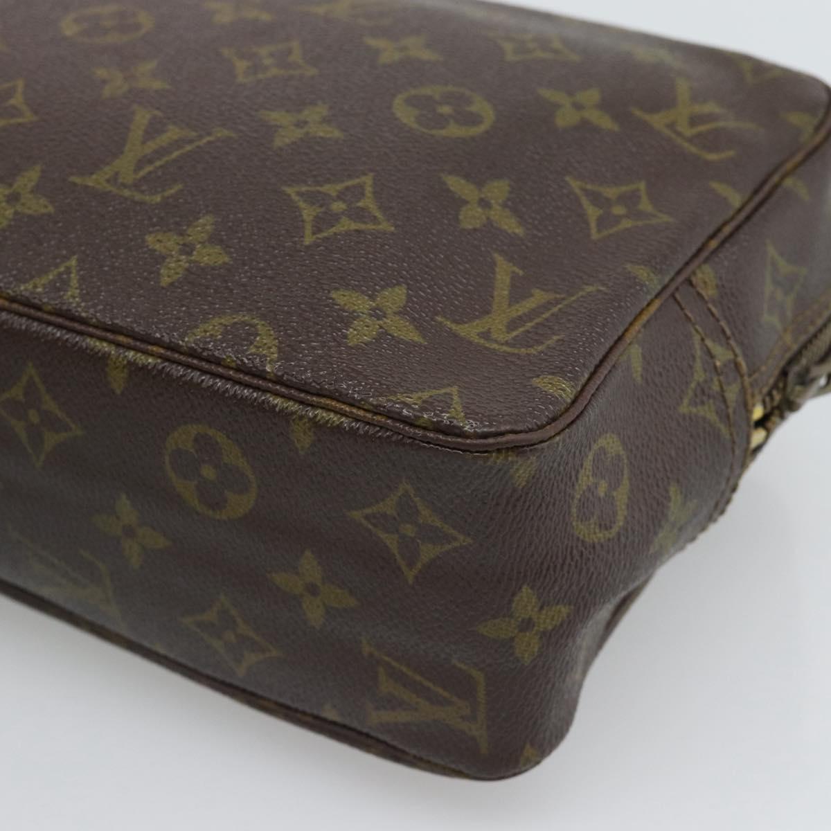 LOUIS VUITTON Monogram Trousse Toilette 28 Clutch Bag M47522 LV Auth ep15332