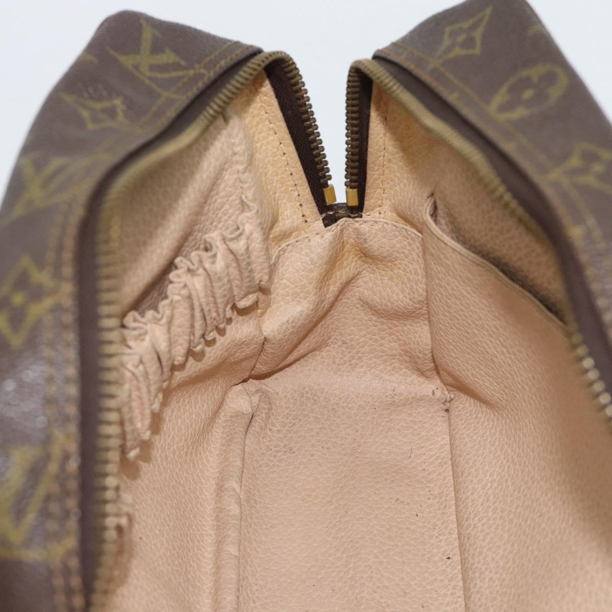 LOUIS VUITTON Monogram Trousse Toilette 28 Clutch Bag M47522 LV Auth ep15332