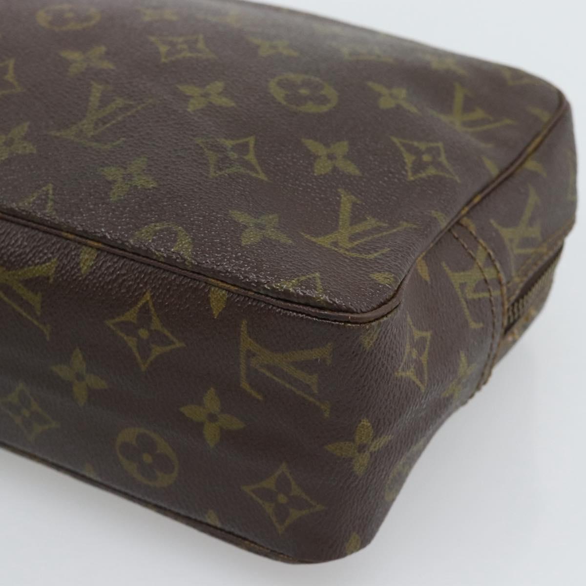LOUIS VUITTON Monogram Trousse Toilette 28 Clutch Bag M47522 LV Auth ep15332