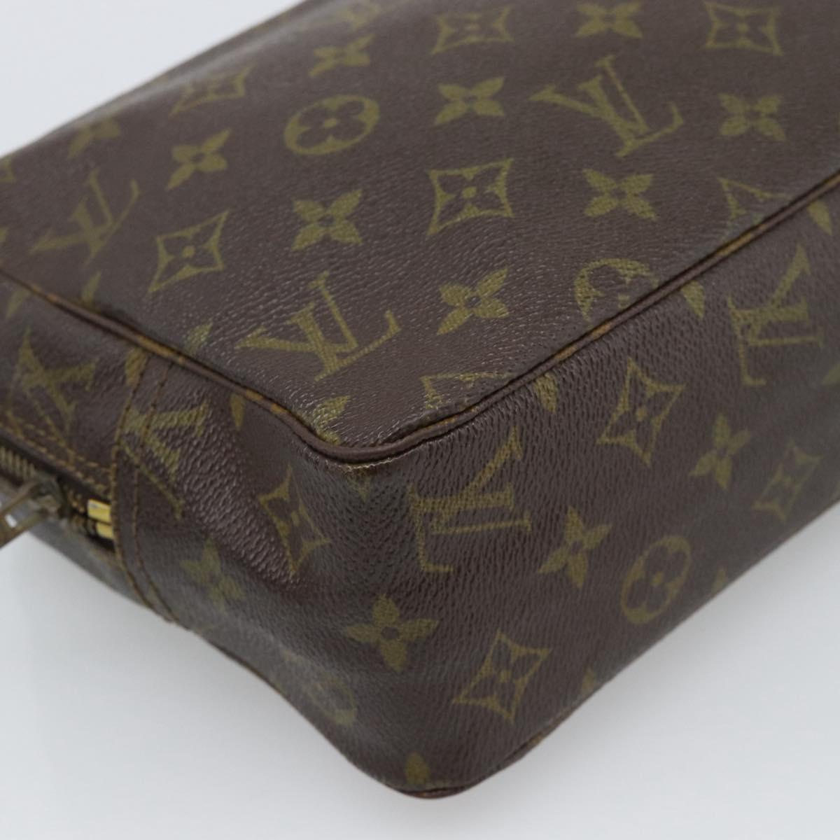 LOUIS VUITTON Monogram Trousse Toilette 28 Clutch Bag M47522 LV Auth ep15332