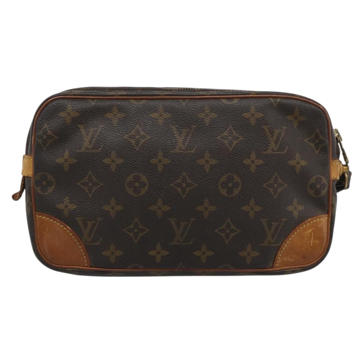 LOUIS VUITTON Monogram Marly Dragonne GM Clutch Bag M51825 LV Auth ep15334