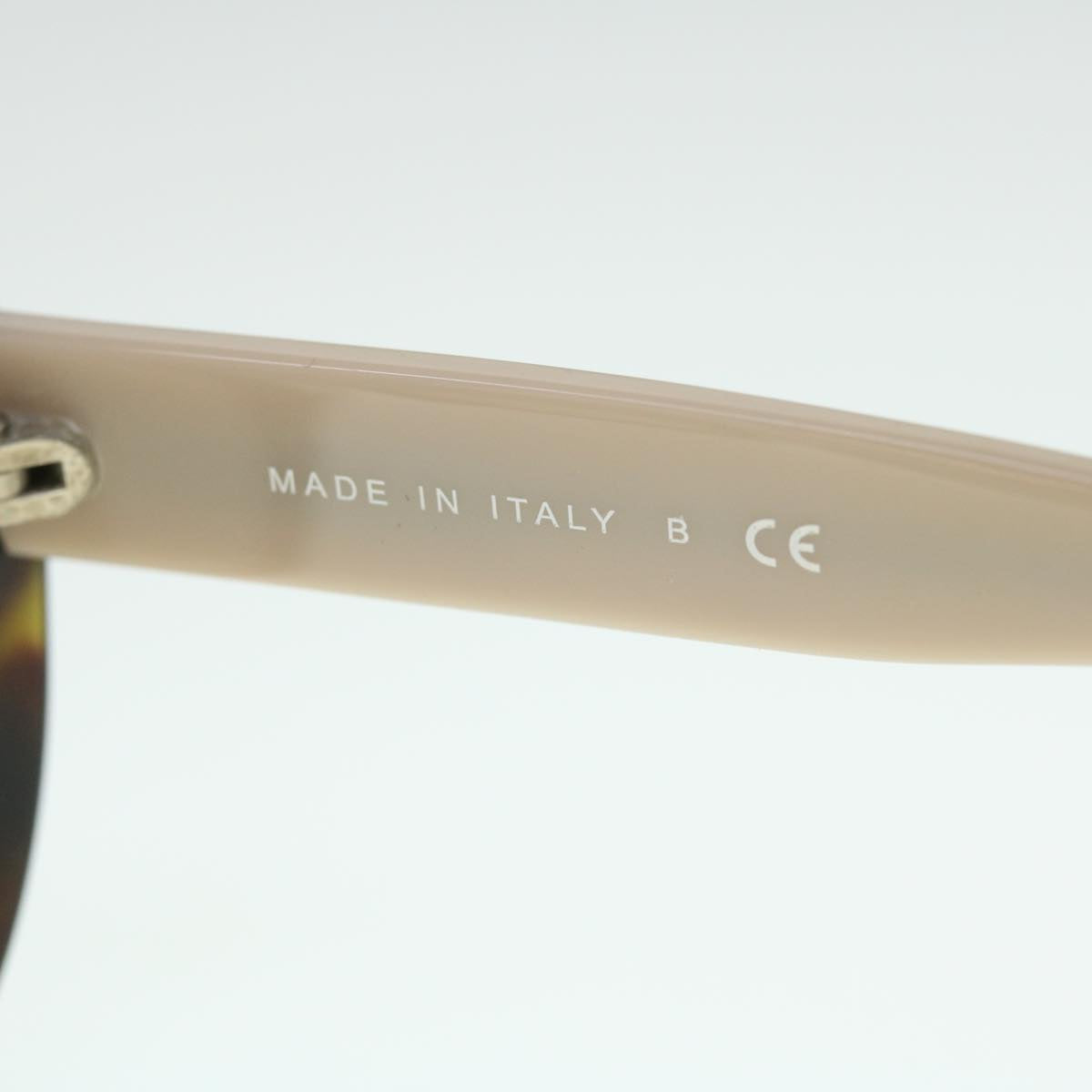 CHANEL Sunglasses Plastic Brown Pearl CC Auth ep1534