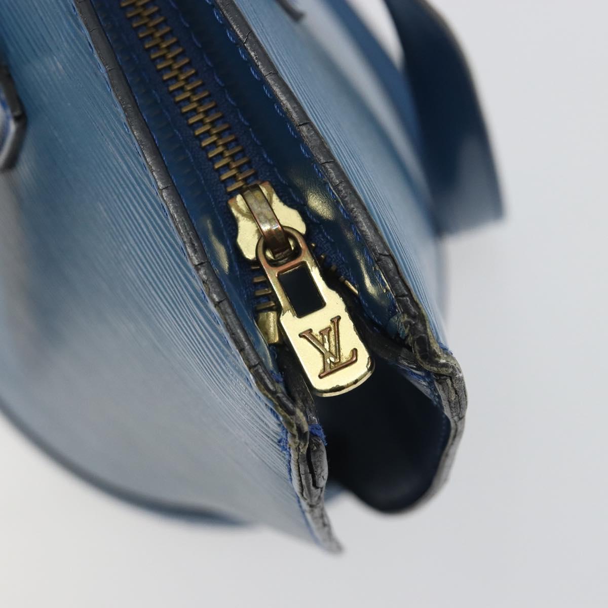 LOUIS VUITTON Epi Saint Jacques Shopping Shoulder Bag Blue M52275 Auth ep15342