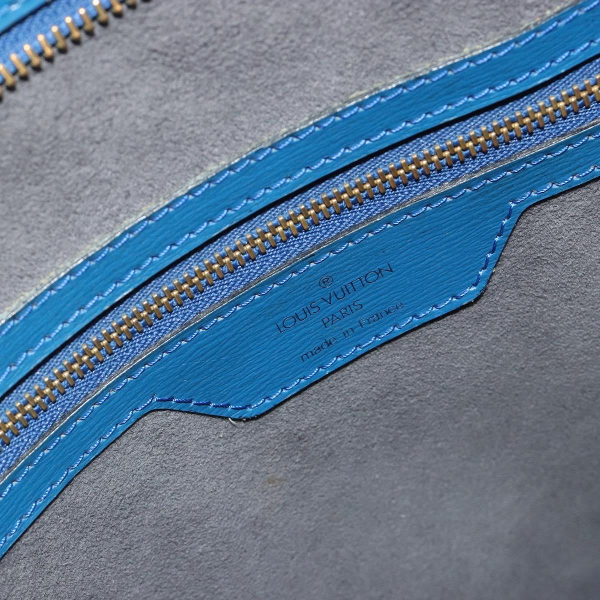 LOUIS VUITTON Epi Saint Jacques Shopping Shoulder Bag Blue M52275 Auth ep15342