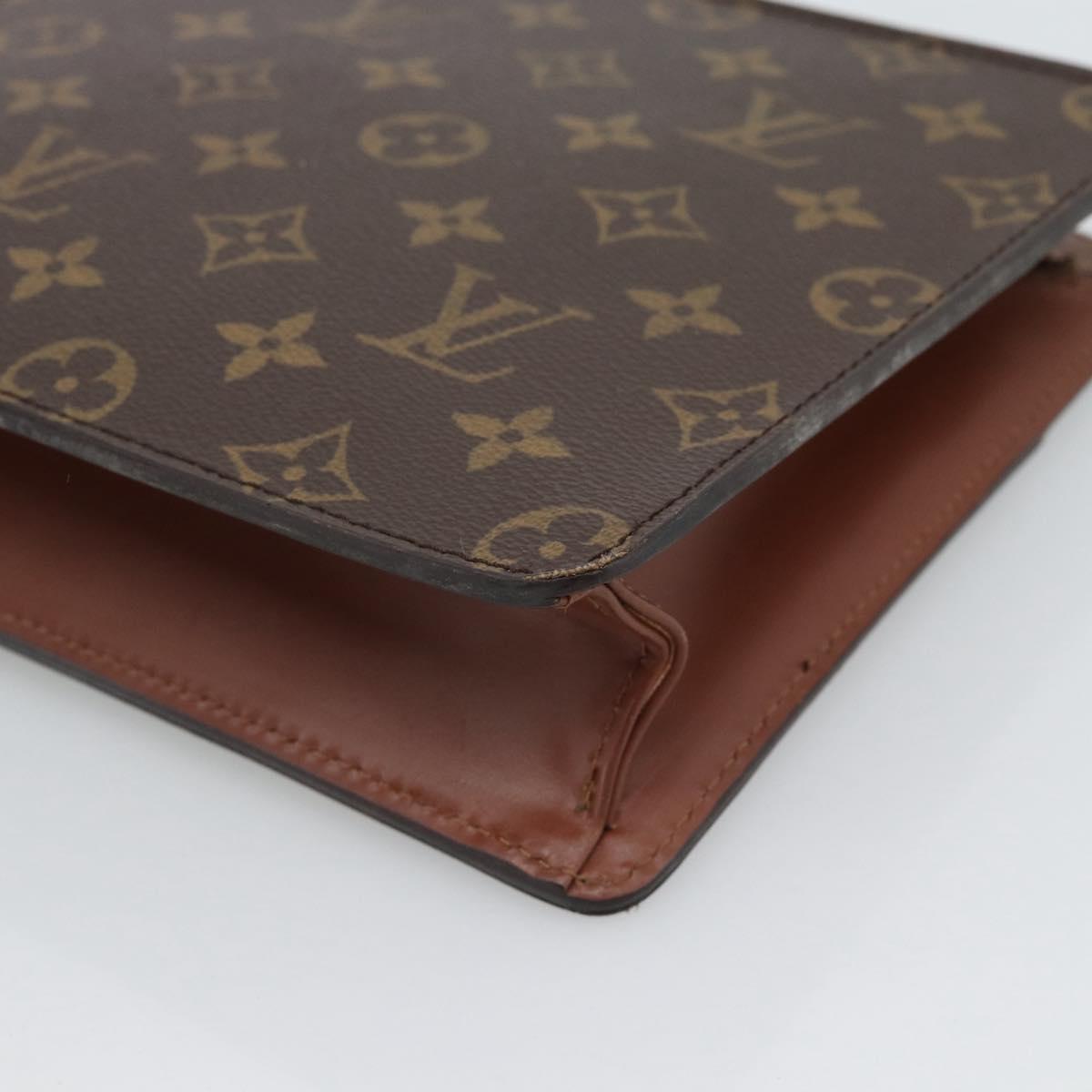 LOUIS VUITTON Monogram Pochette Homme Clutch Bag M51795 LV Auth ep15346