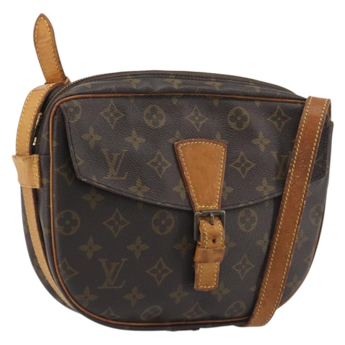 LOUIS VUITTON Monogram Jeune Fille GM Shoulder Bag M51225 LV Auth ep15352