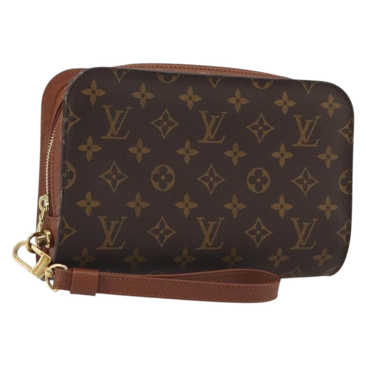 LOUIS VUITTON Monogram Orsay Clutch Bag M51790 LV Auth ep15353
