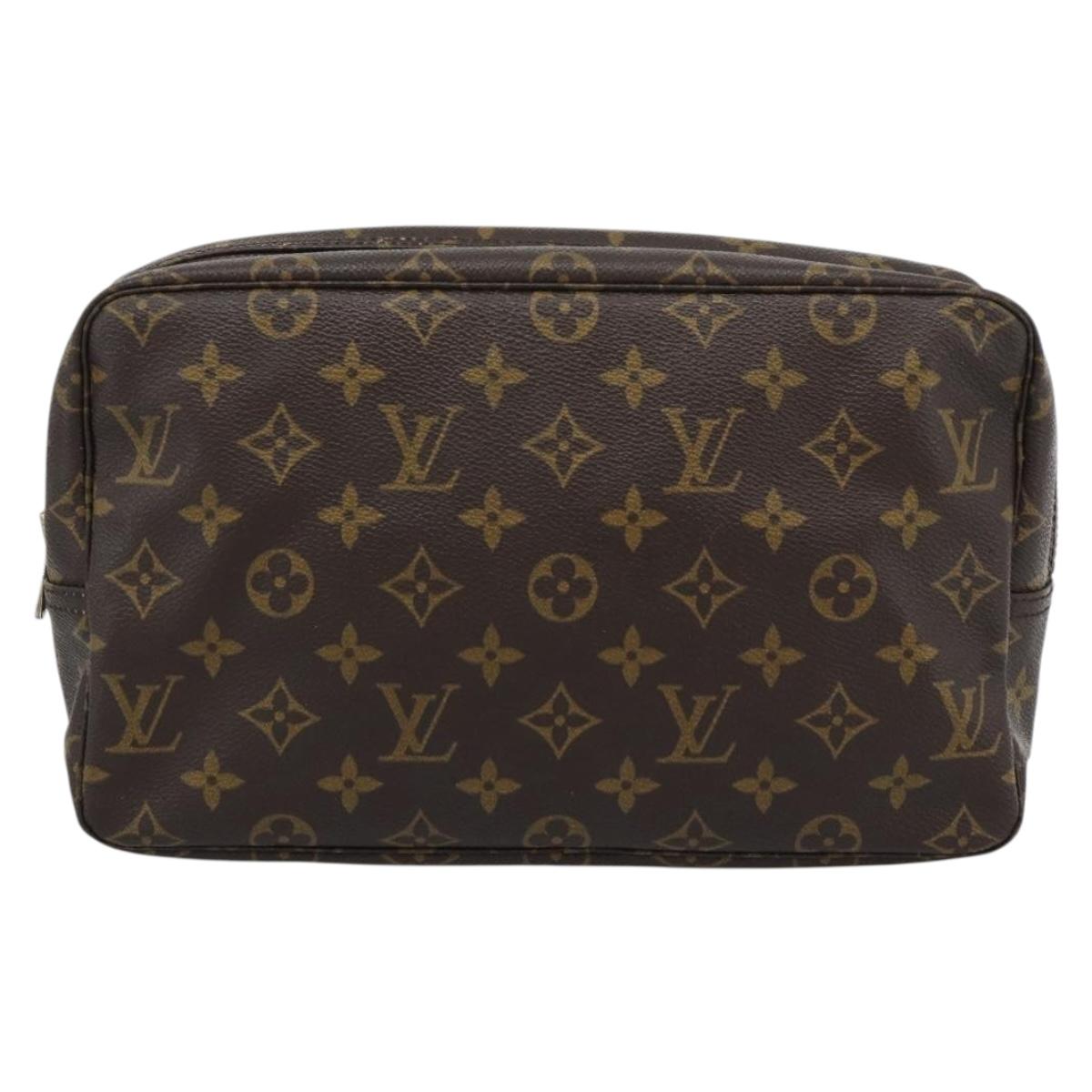 LOUIS VUITTON Monogram Trousse Toilette 28 Clutch Bag M47522 LV Auth ep15373