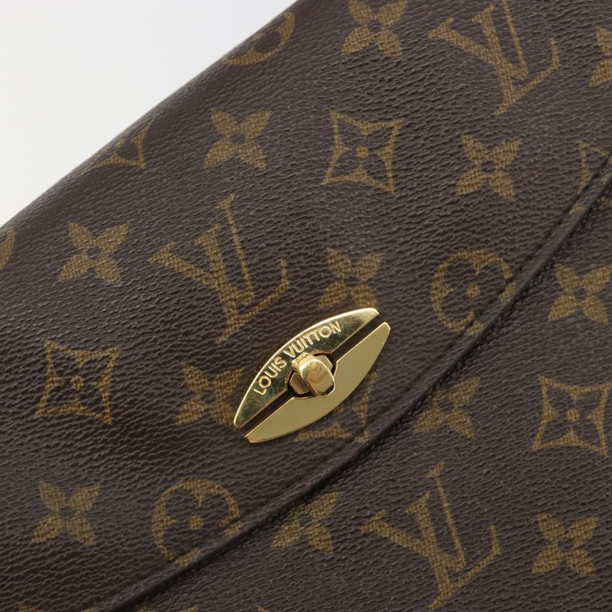 LOUIS VUITTON Monogram Malesherbes Hand Bag M51379 LV Auth ep15376