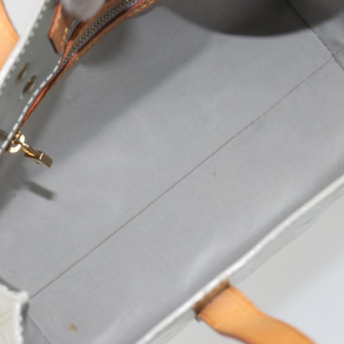 LOUIS VUITTON Monogram Vernis Reade PM Hand Bag Gris M91145 LV Auth ep15380