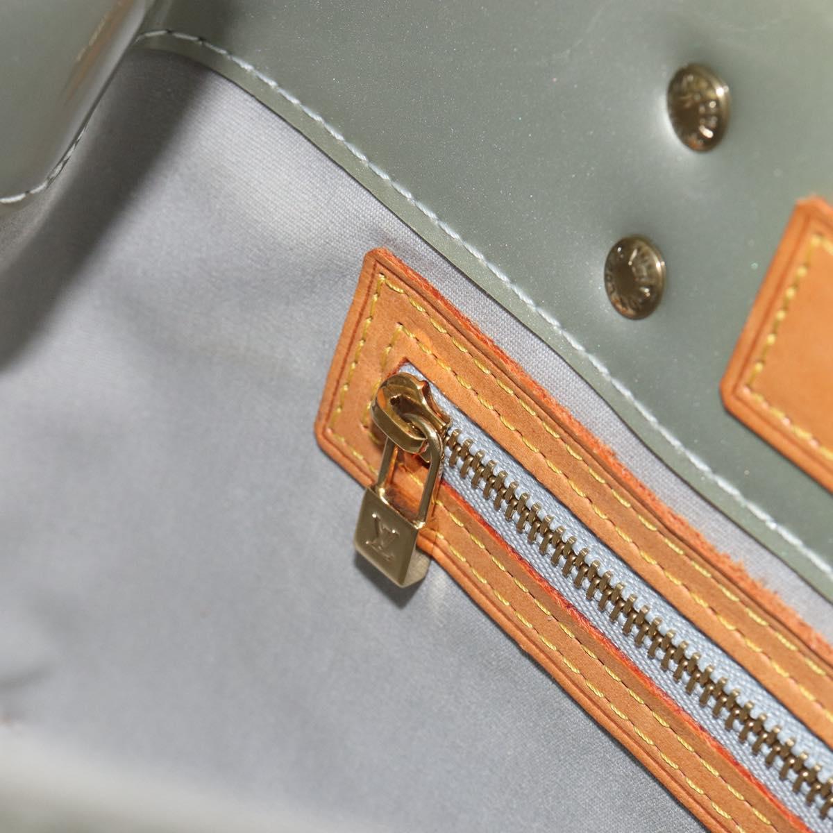 LOUIS VUITTON Monogram Vernis Reade PM Hand Bag Gris M91145 LV Auth ep15380
