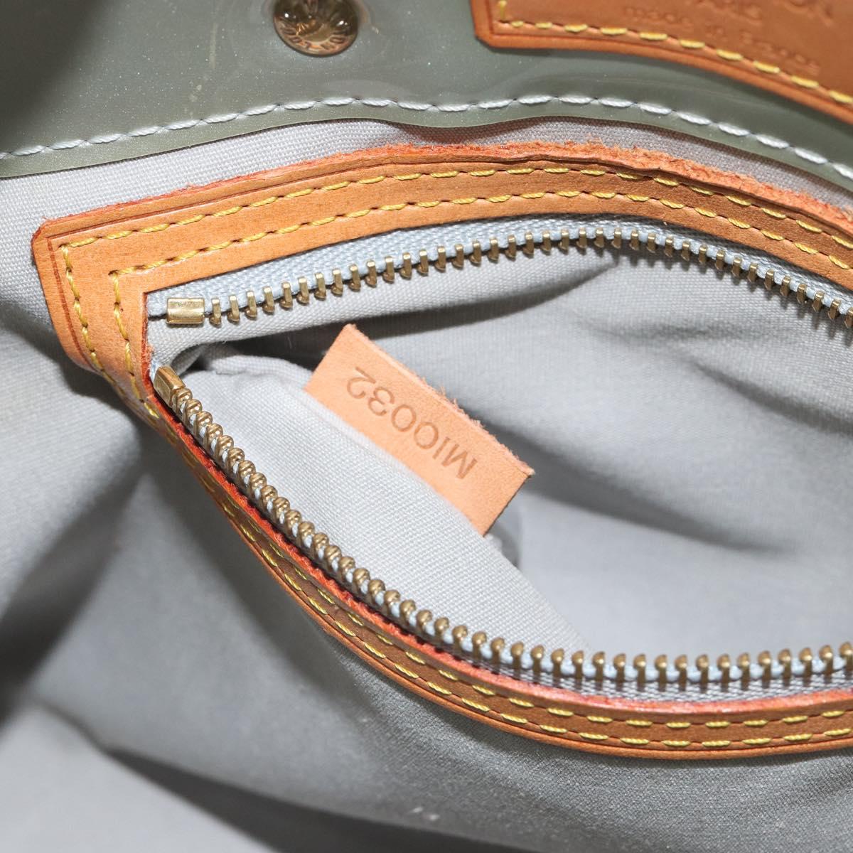 LOUIS VUITTON Monogram Vernis Reade PM Hand Bag Gris M91145 LV Auth ep15380