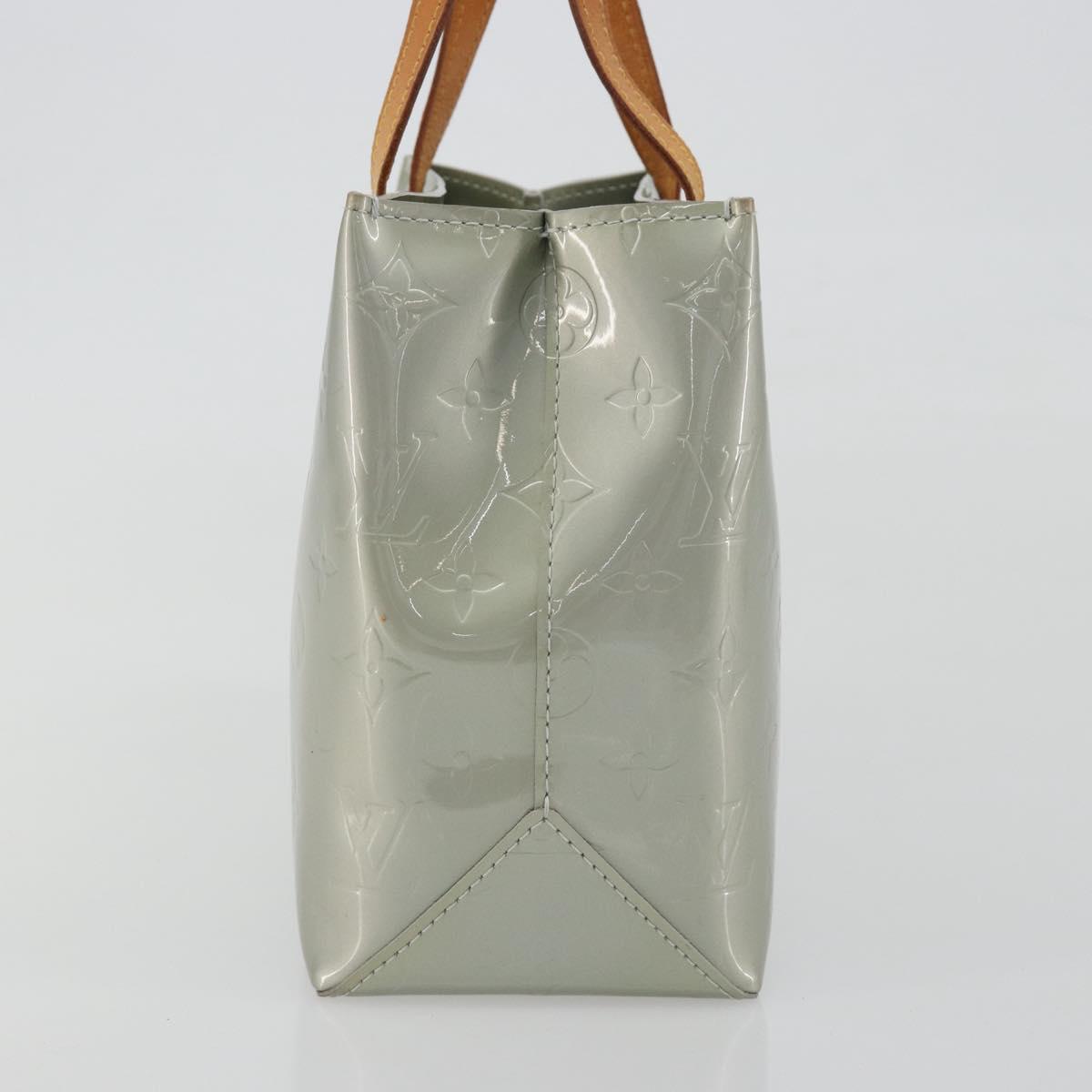 LOUIS VUITTON Monogram Vernis Reade PM Hand Bag Gris M91145 LV Auth ep15380