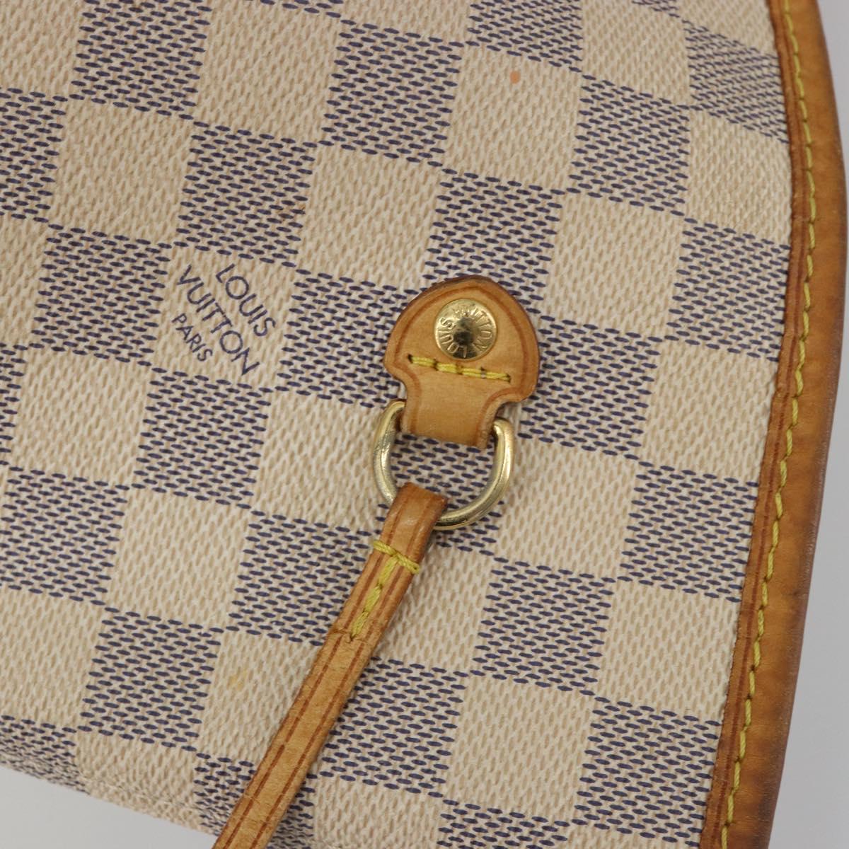 LOUIS VUITTON Damier Azur Neverfull MM Tote Bag N41605 LV Auth ep15383