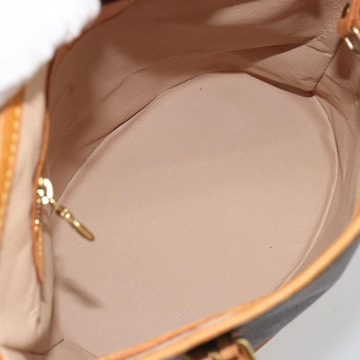 LOUIS VUITTON Monogram Bucket PM Shoulder Bag M42238 LV Auth ep15392