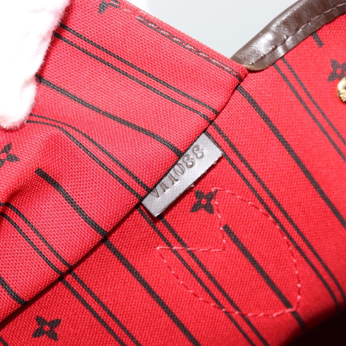 LOUIS VUITTON Damier Ebene Neverfull PM Tote Bag N51109 LV Auth ep15394