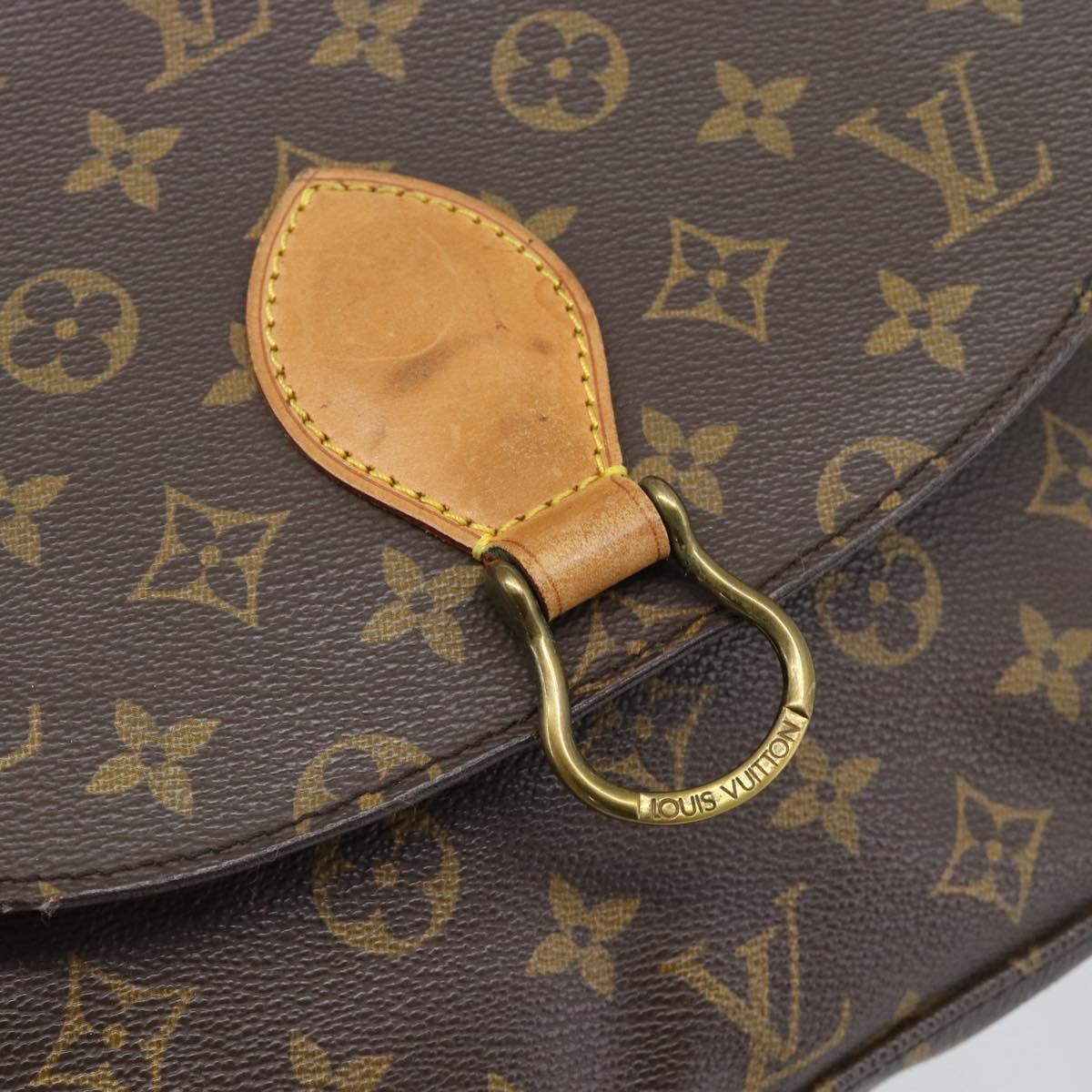 LOUIS VUITTON Monogram Saint Cloud GM Shoulder Bag M51242 LV Auth ep15396