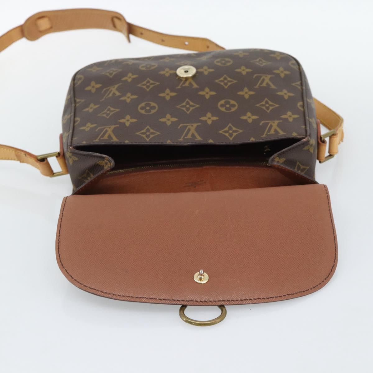 LOUIS VUITTON Monogram Saint Cloud GM Shoulder Bag M51242 LV Auth ep15396