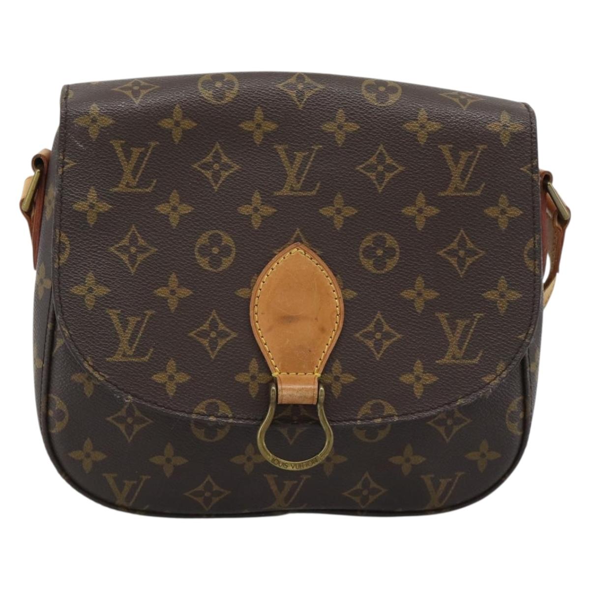 LOUIS VUITTON Monogram Saint Cloud GM Shoulder Bag M51242 LV Auth ep15396