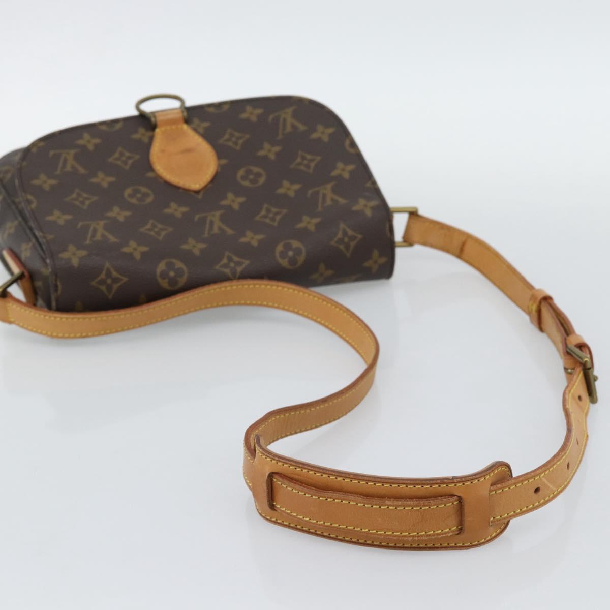 LOUIS VUITTON Monogram Saint Cloud GM Shoulder Bag M51242 LV Auth ep15396