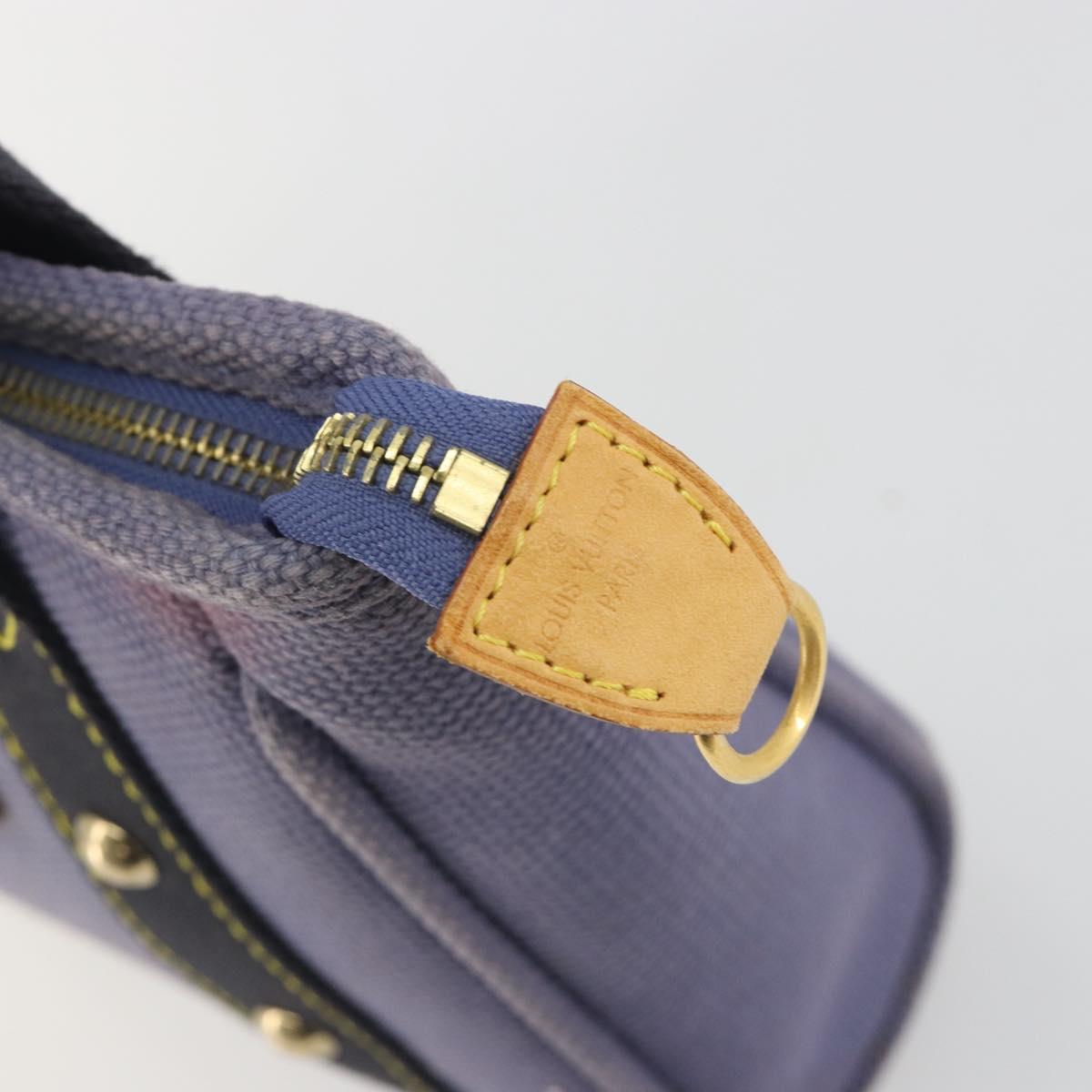 LOUIS VUITTON Antigua Cabas PM Tote Bag Blue M40090 LV Auth ep15401