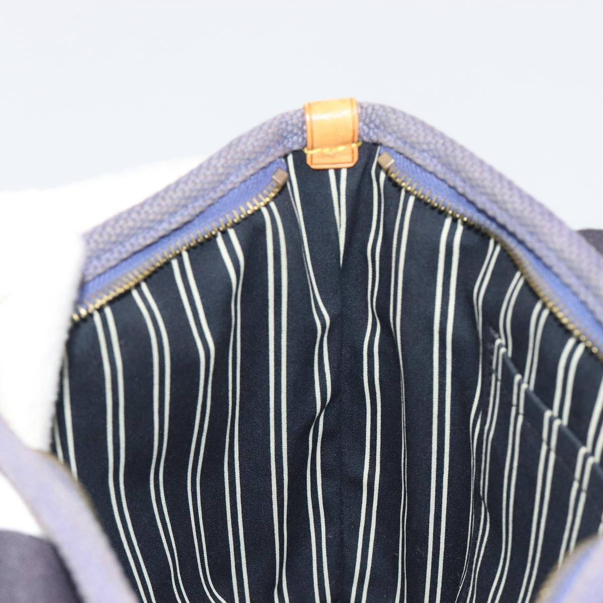 LOUIS VUITTON Antigua Cabas PM Tote Bag Blue M40090 LV Auth ep15401