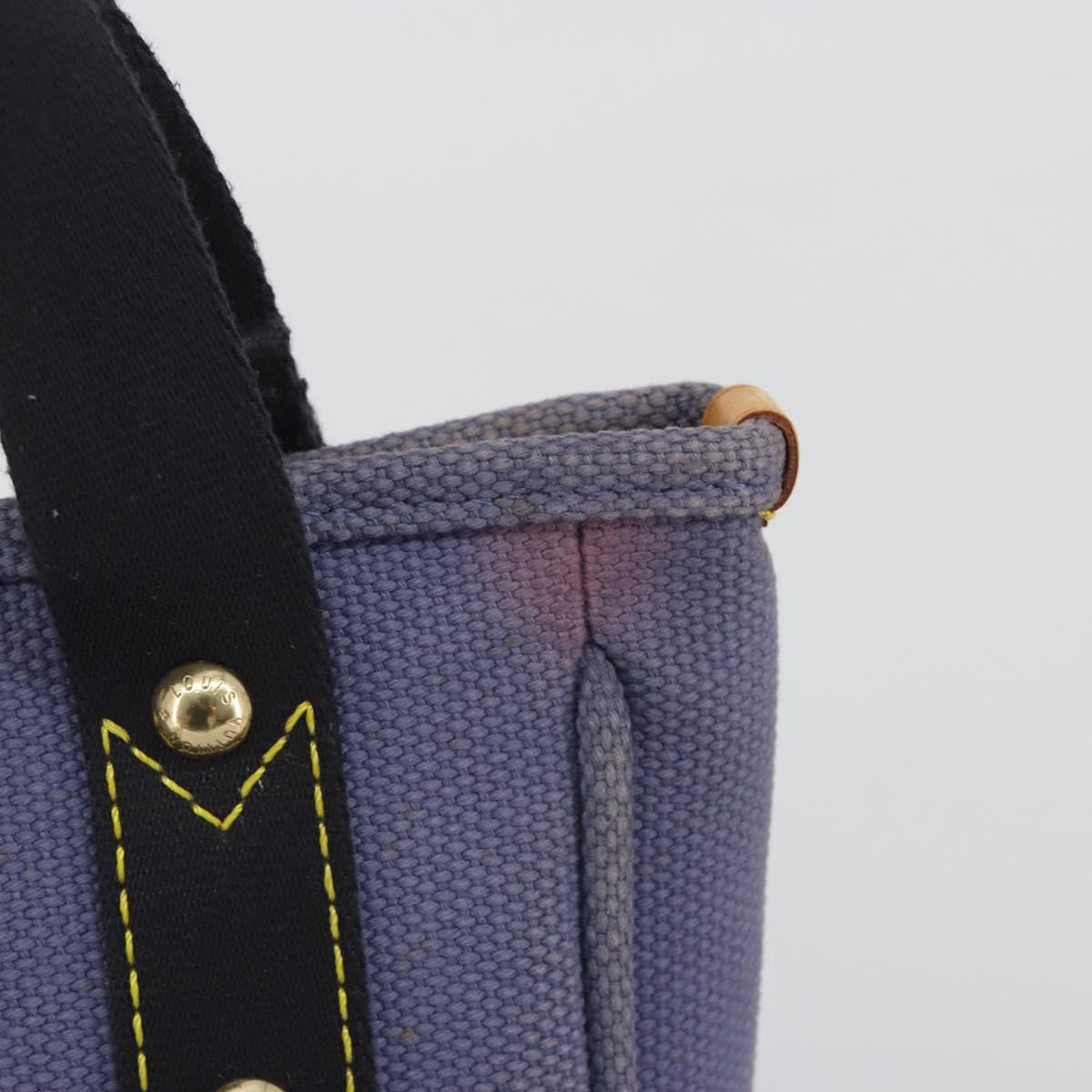 LOUIS VUITTON Antigua Cabas PM Tote Bag Blue M40090 LV Auth ep15401
