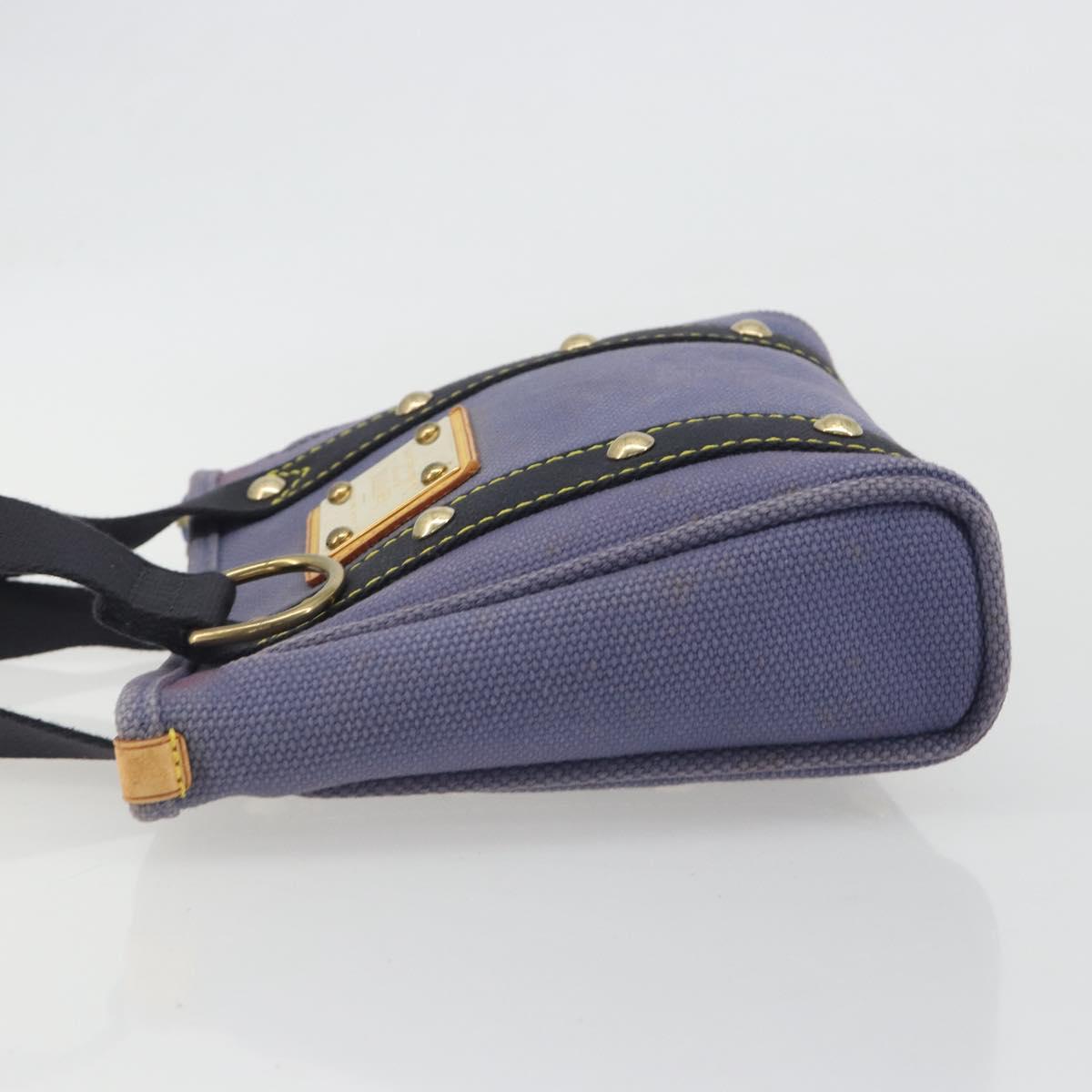 LOUIS VUITTON Antigua Cabas PM Tote Bag Blue M40090 LV Auth ep15401