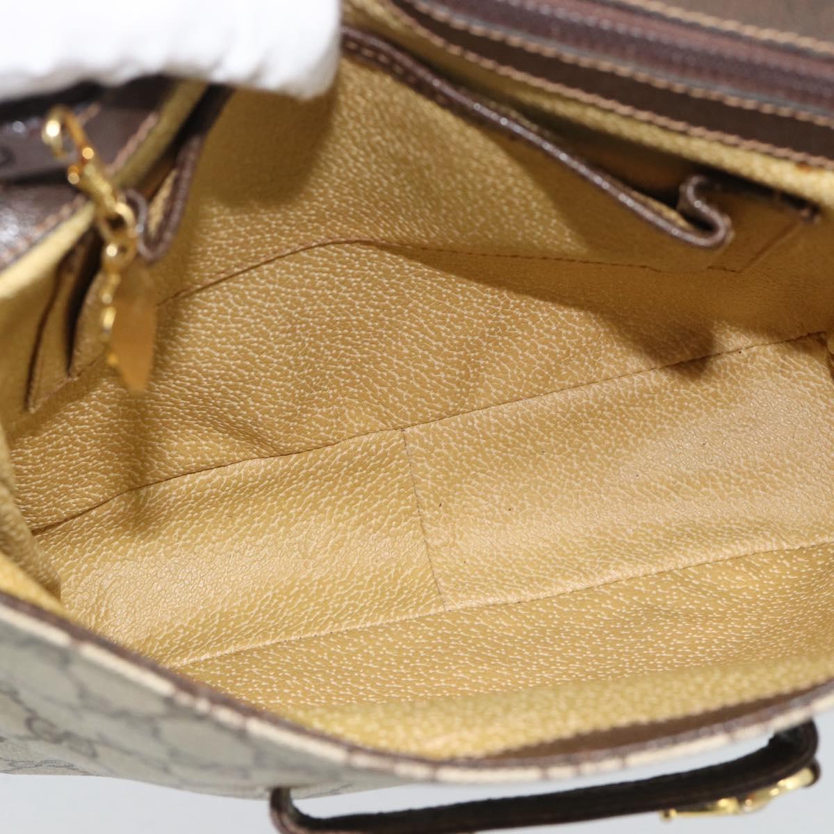 GUCCI GG Supreme Shoulder Bag PVC Leather Beige Gold 99 001 3225 Auth ep15412