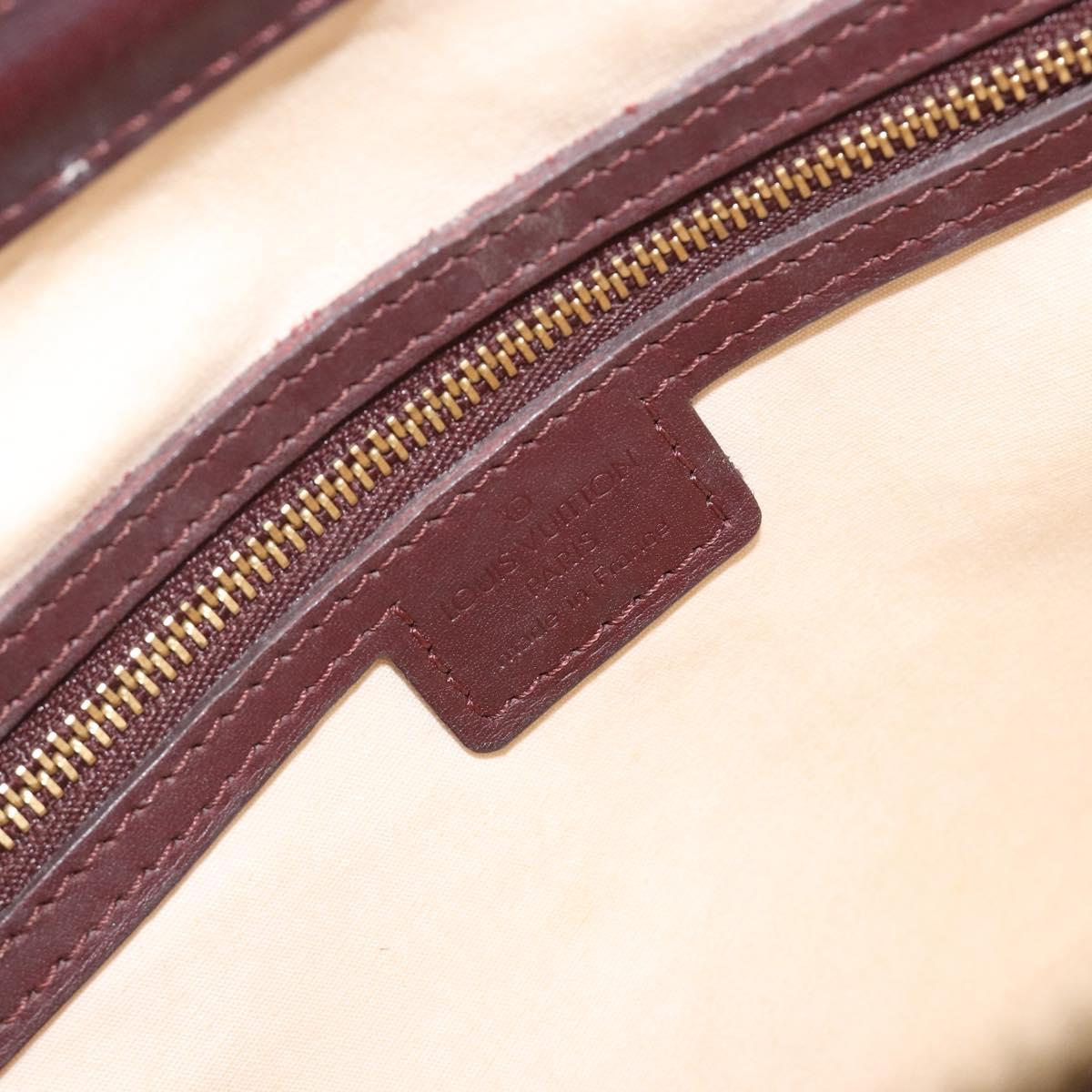 LOUIS VUITTON Monogram Mini Josephine PM Hand Bag Red M92216 LV Auth ep15415