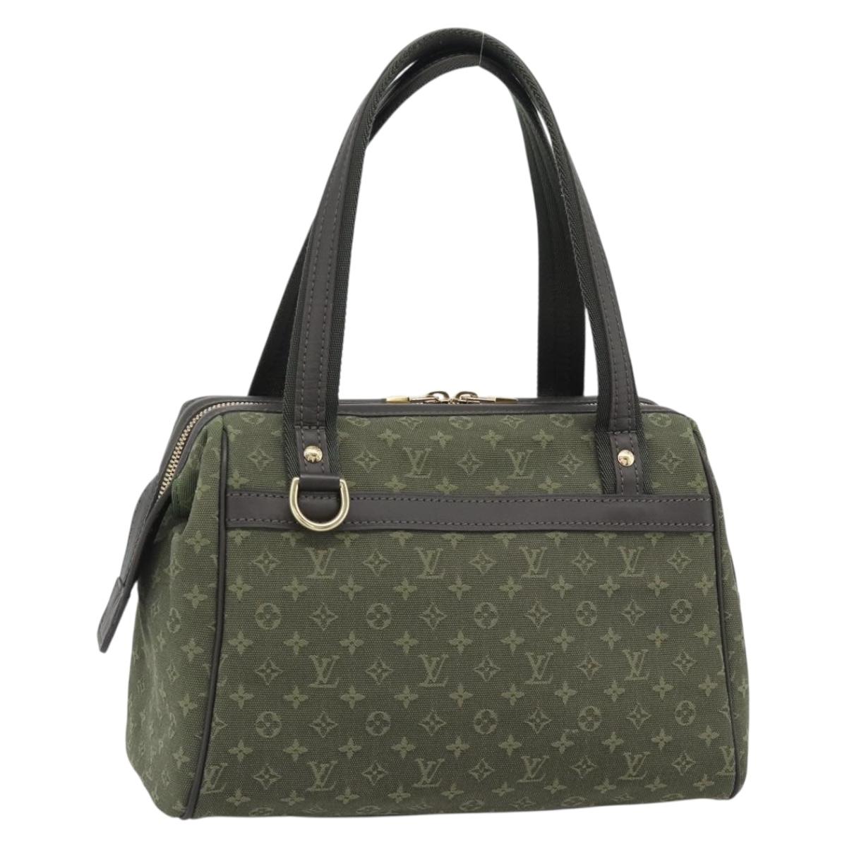 LOUIS VUITTON Monogram Mini Josephine PM Hand Bag TST Khaki M92415 Auth ep15423A