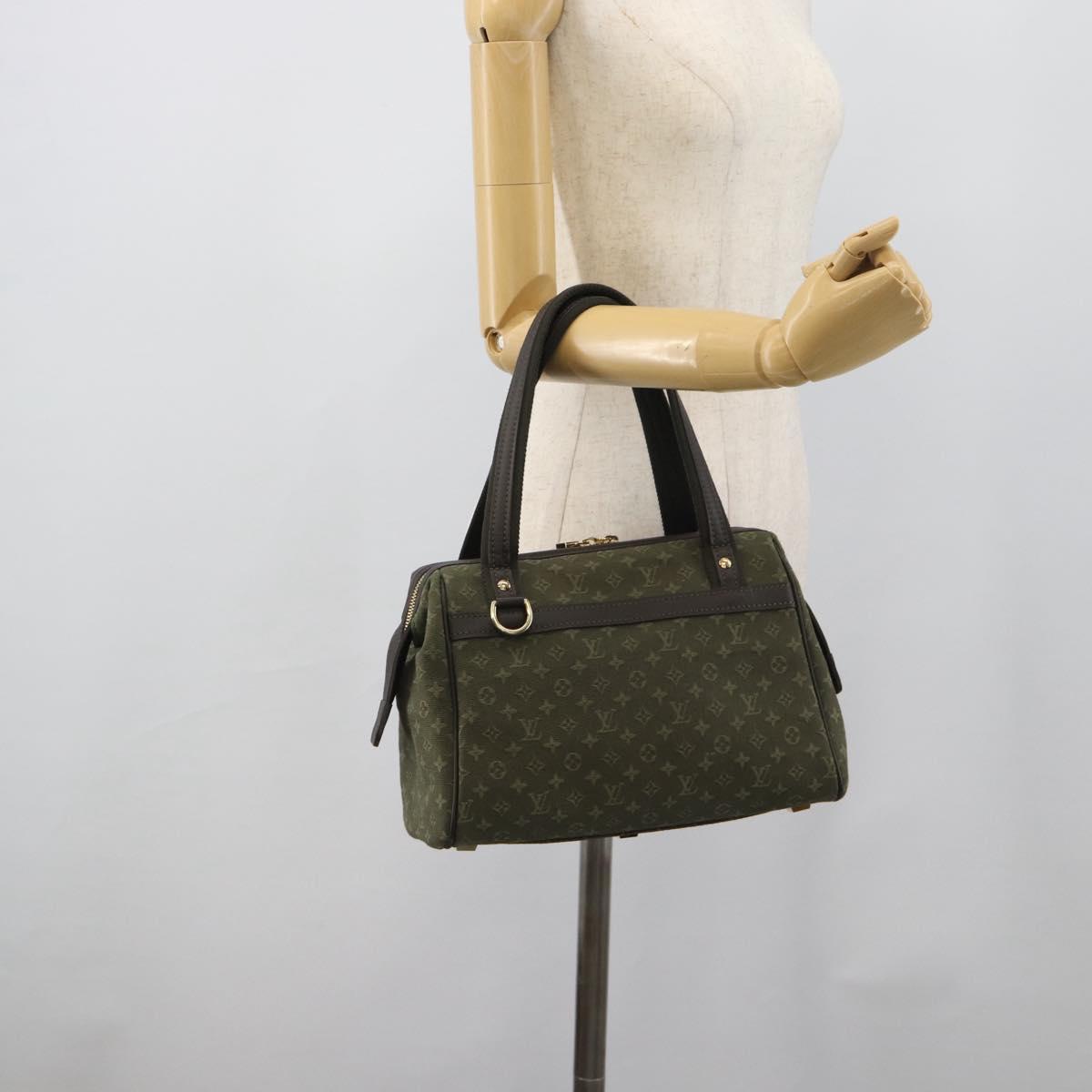 LOUIS VUITTON Monogram Mini Josephine PM Hand Bag TST Khaki M92415 Auth ep15423A