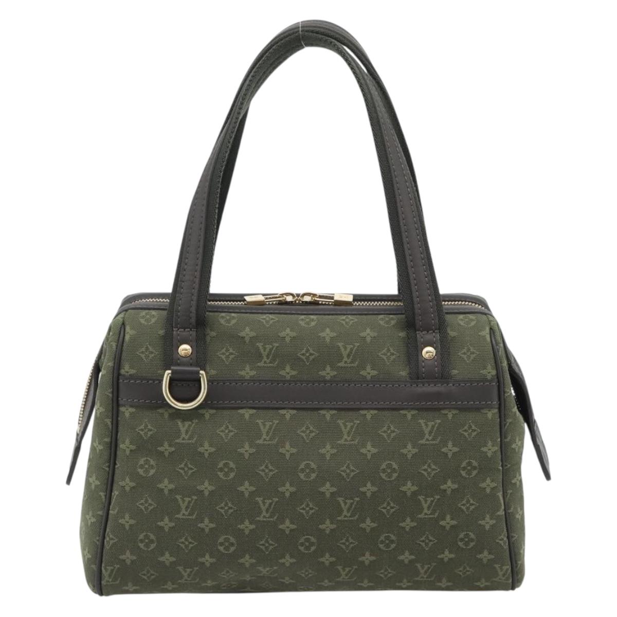 LOUIS VUITTON Monogram Mini Josephine PM Hand Bag TST Khaki M92415 Auth ep15423A