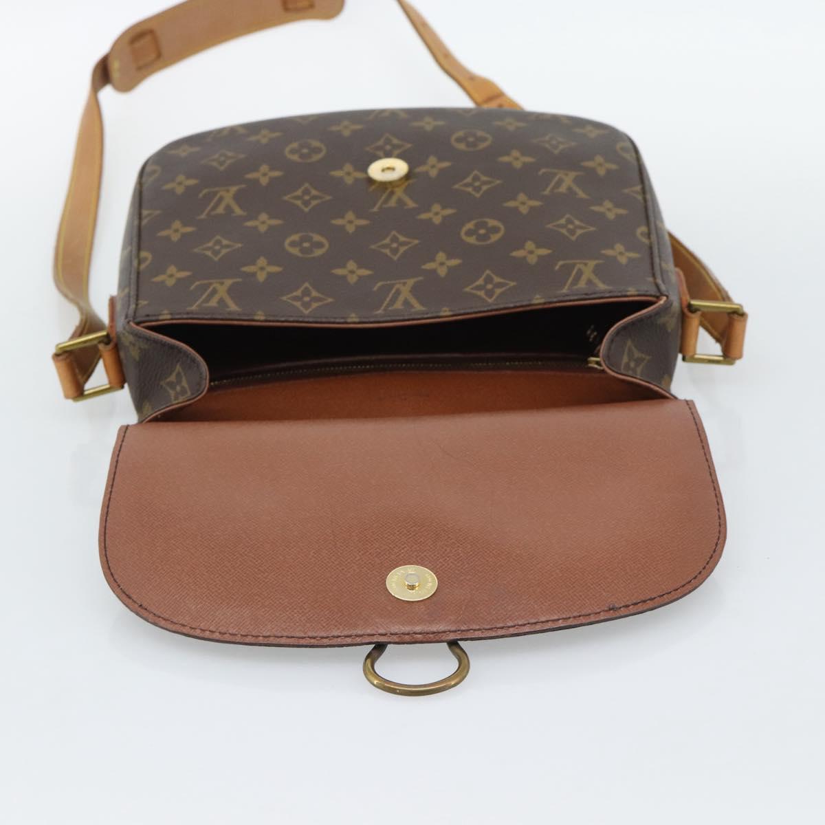 LOUIS VUITTON Monogram Saint Cloud GM Shoulder Bag M51242 LV Auth ep15430