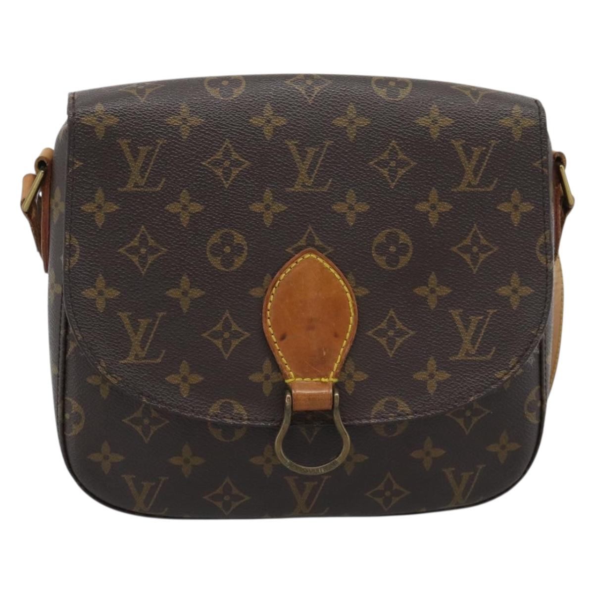 LOUIS VUITTON Monogram Saint Cloud GM Shoulder Bag M51242 LV Auth ep15430