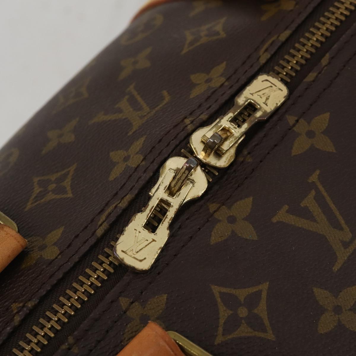 LOUIS VUITTON Monogram Keepall Bandouliere 60 Boston Bag M41412 LV Auth ep15434