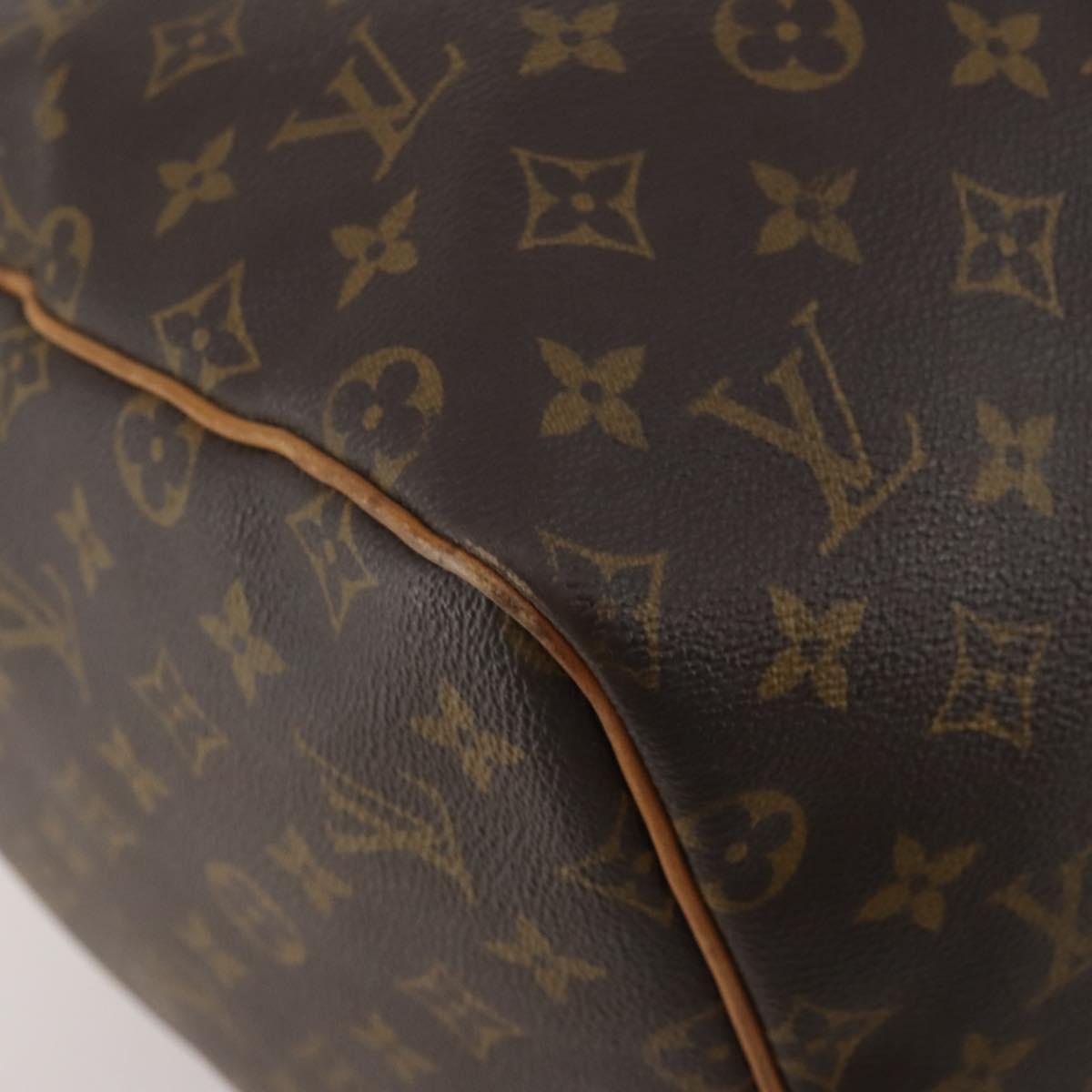 LOUIS VUITTON Monogram Keepall 55 Boston Bag M41424 LV Auth ep15437