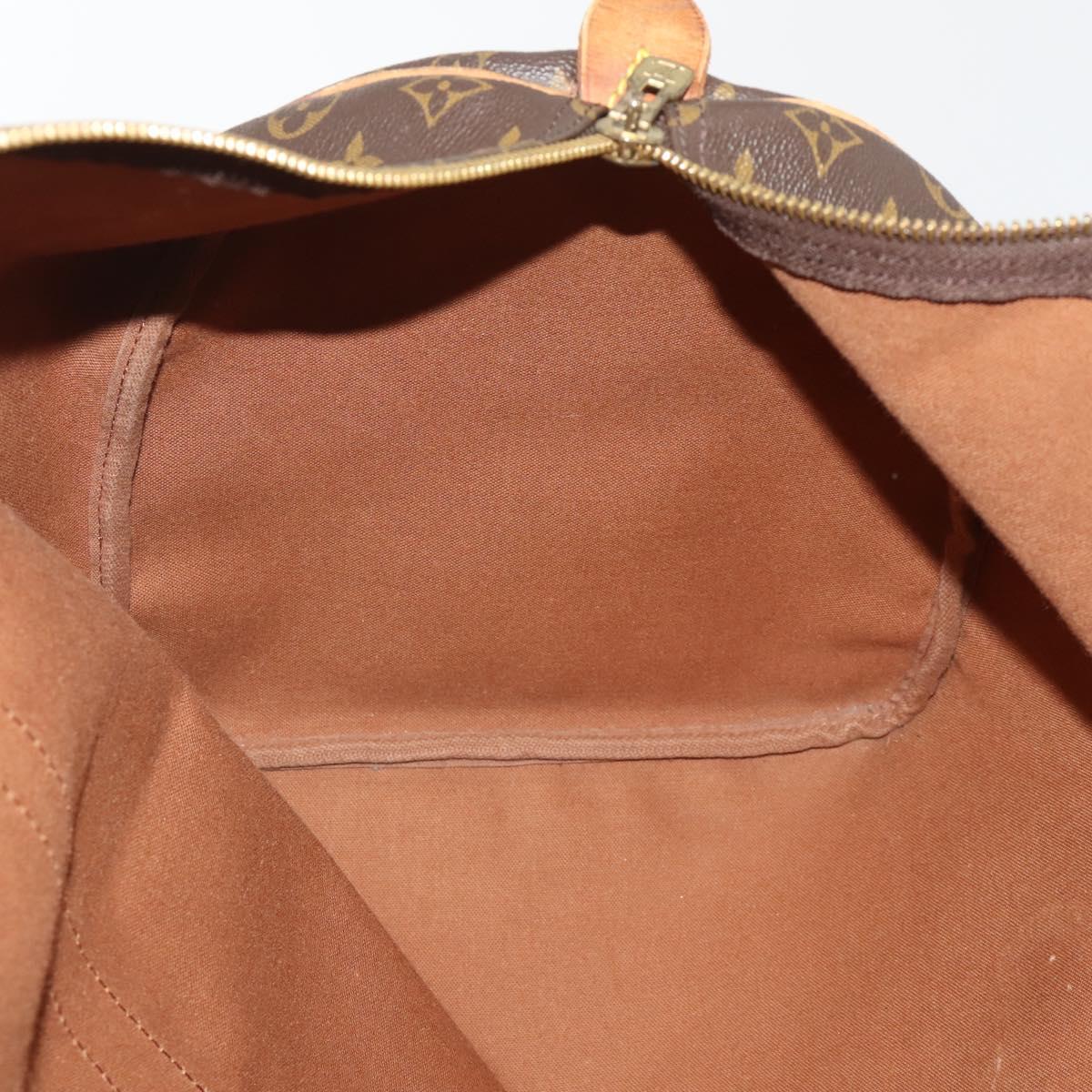 LOUIS VUITTON Monogram Keepall 55 Boston Bag M41424 LV Auth ep15437