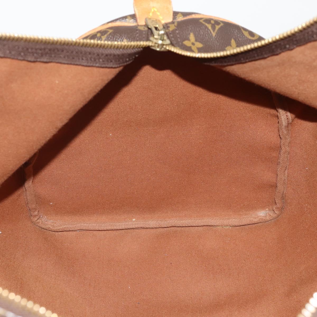 LOUIS VUITTON Monogram Keepall 55 Boston Bag M41424 LV Auth ep15437