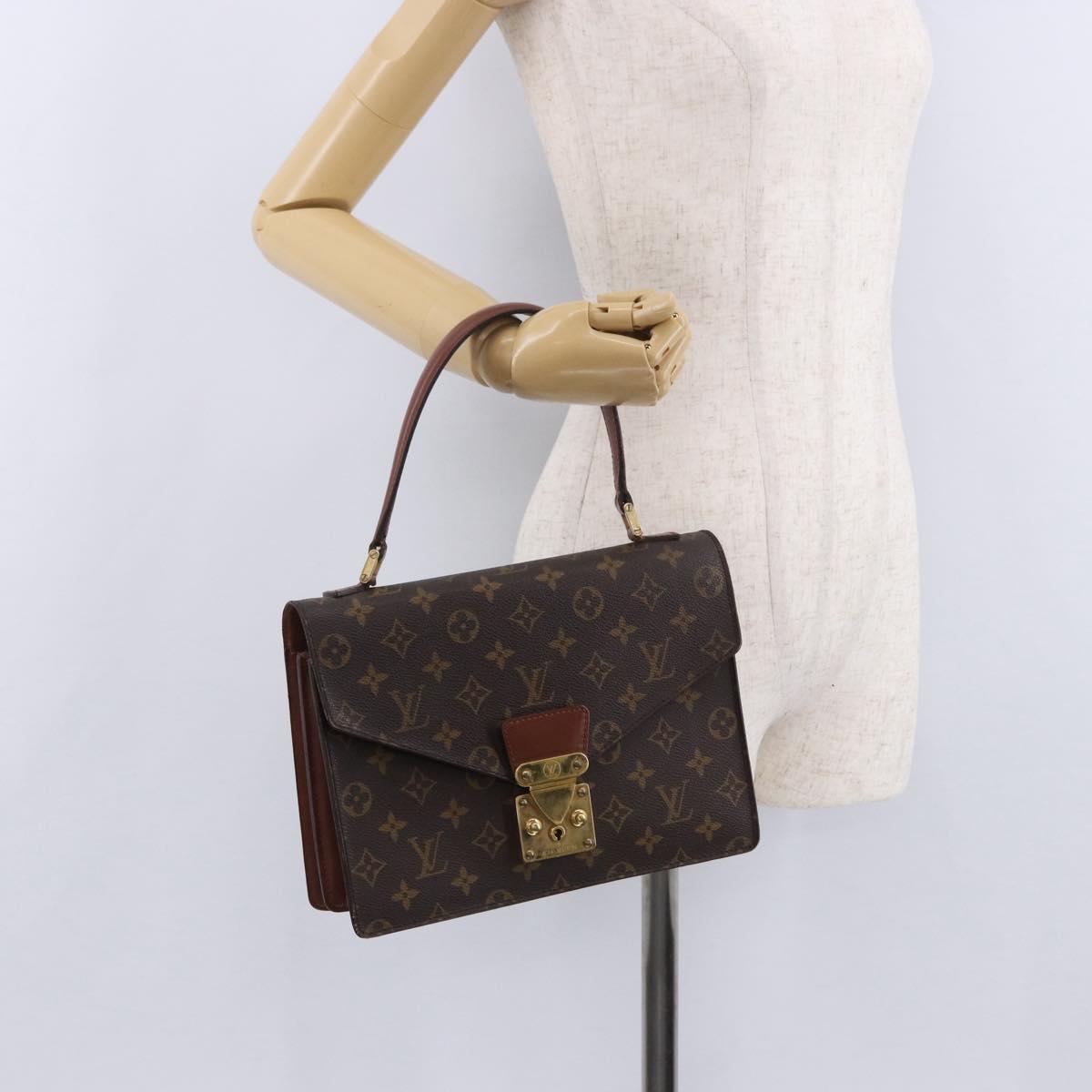 LOUIS VUITTON Monogram Concorde Hand Bag M51190 LV Auth ep15440