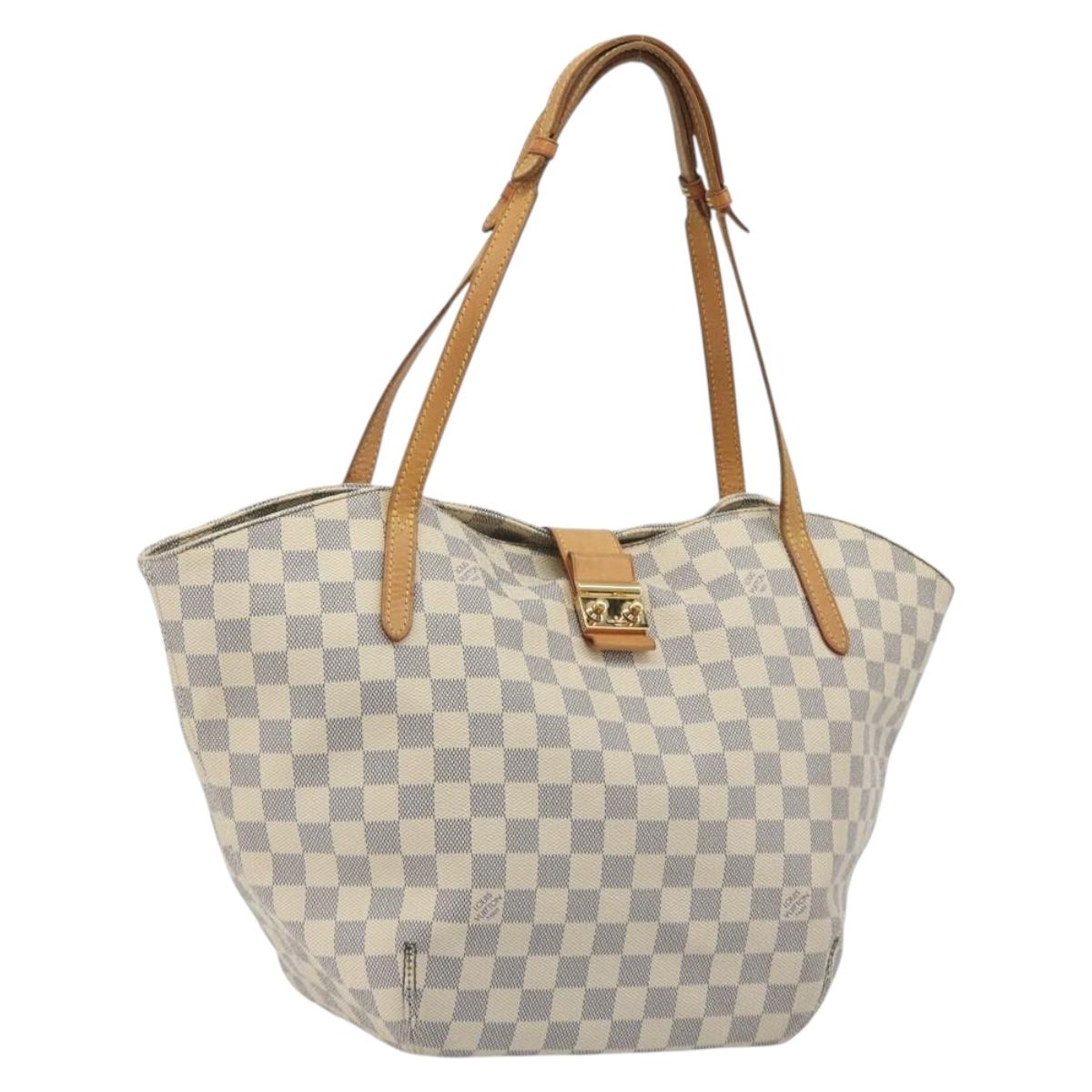 LOUIS VUITTON Damier Azur Salina PM Shoulder Bag N41208 LV Auth ep15451A