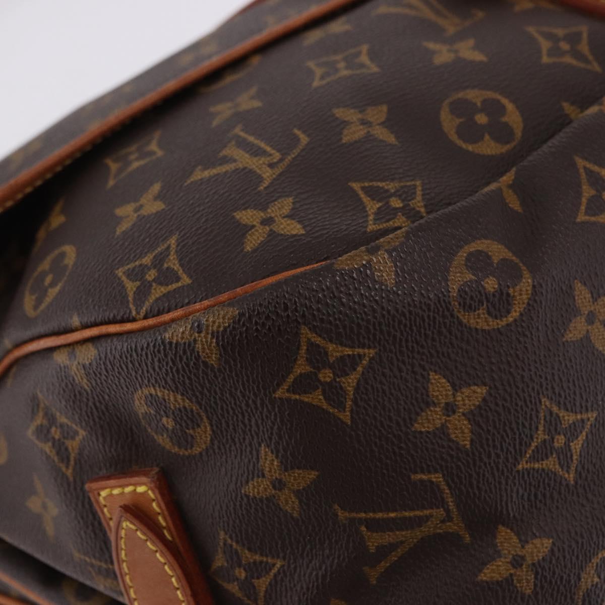 LOUIS VUITTON Monogram Saumur 35 Shoulder Bag M42254 LV Auth ep15455