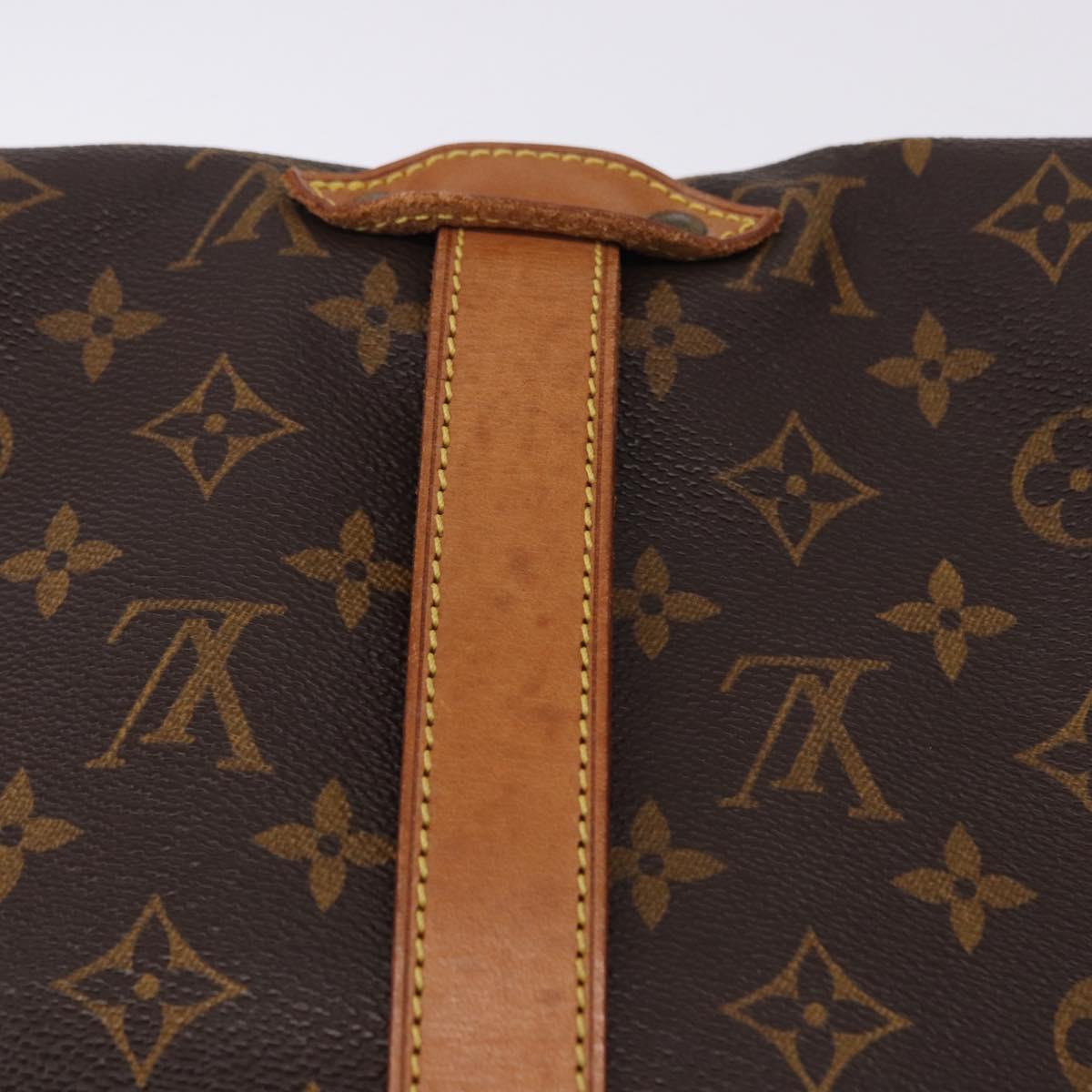 LOUIS VUITTON Monogram Saumur 35 Shoulder Bag M42254 LV Auth ep15455